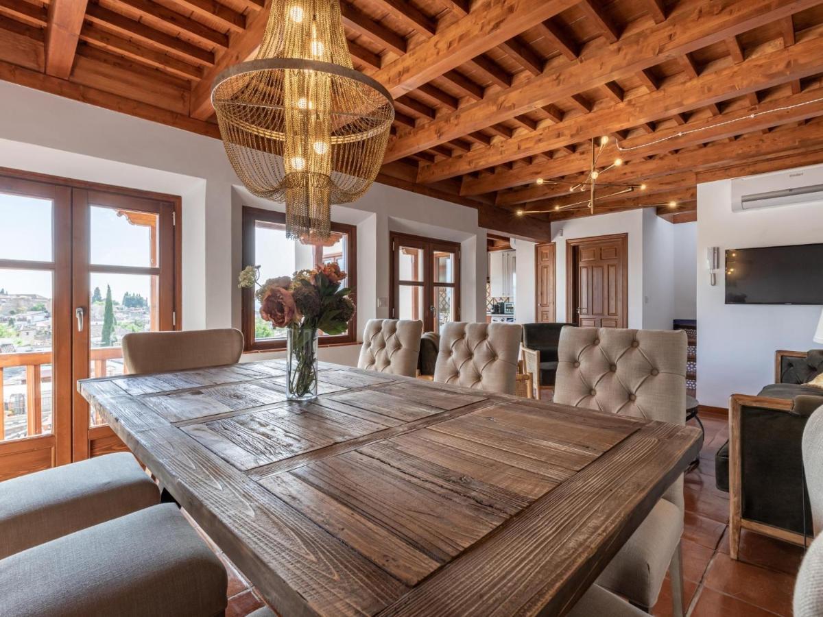 그라나다 Luxury Alhambra Penthouse Collection Sacromonte 빌라 외부 사진