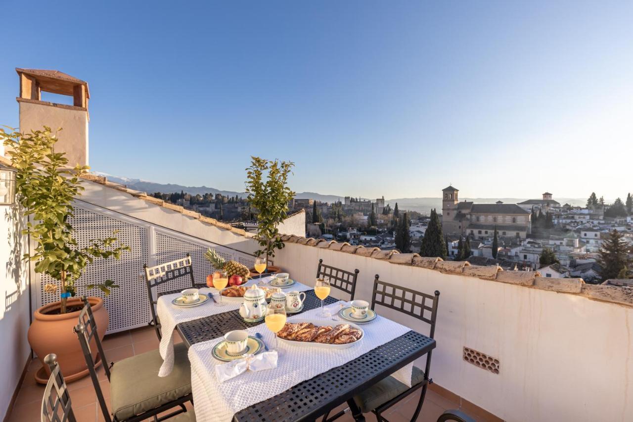 그라나다 Luxury Alhambra Penthouse Collection Sacromonte 빌라 외부 사진