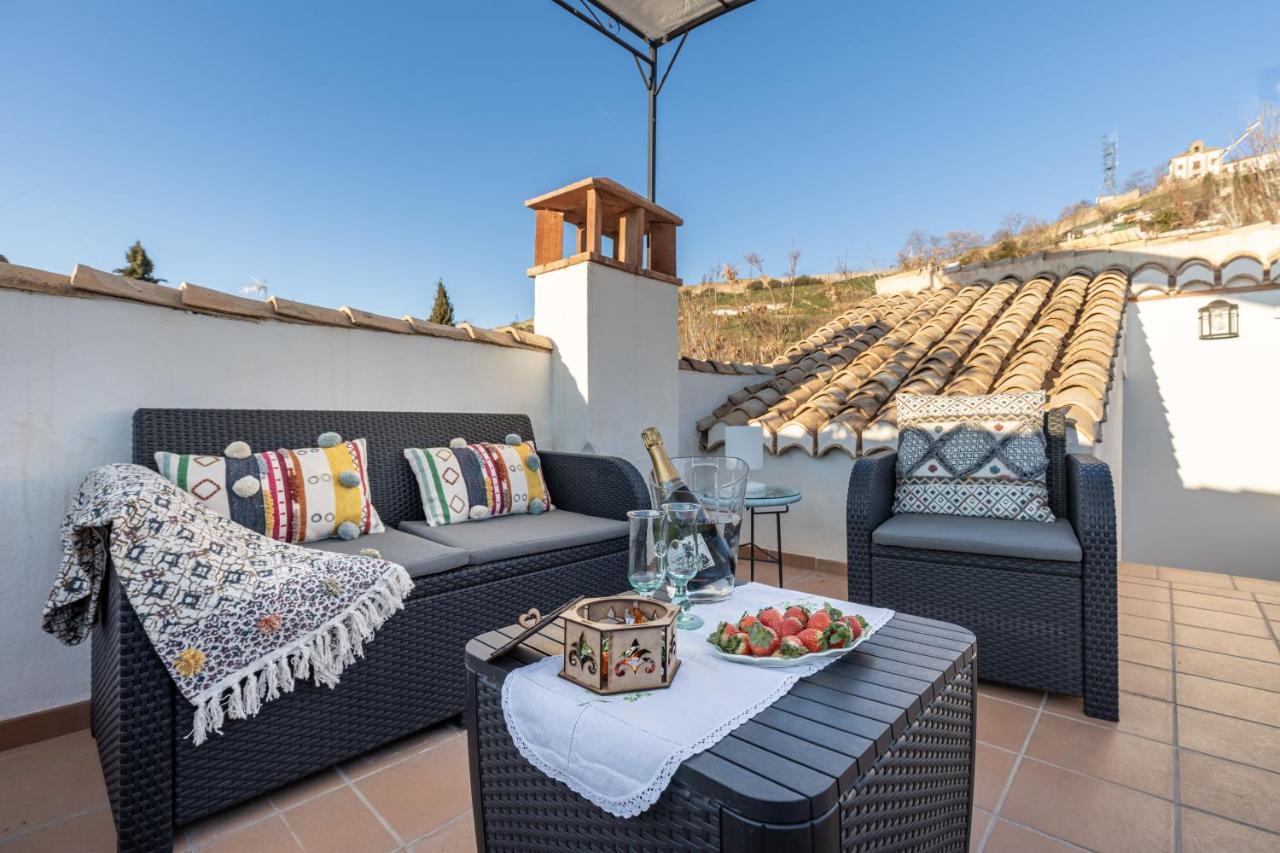 그라나다 Luxury Alhambra Penthouse Collection Sacromonte 빌라 외부 사진