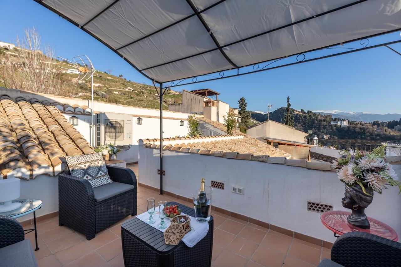그라나다 Luxury Alhambra Penthouse Collection Sacromonte 빌라 외부 사진