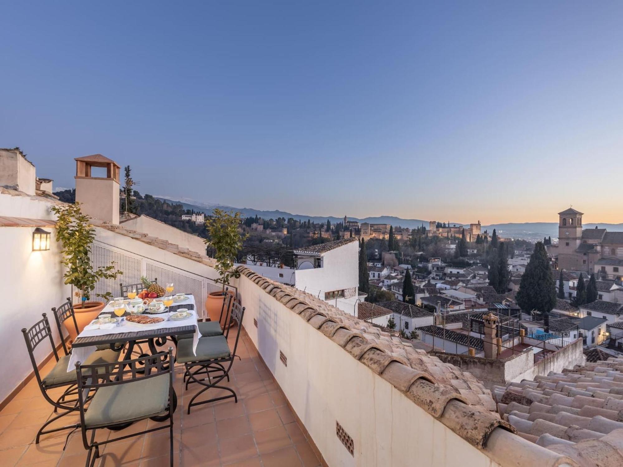 그라나다 Luxury Alhambra Penthouse Collection Sacromonte 빌라 외부 사진