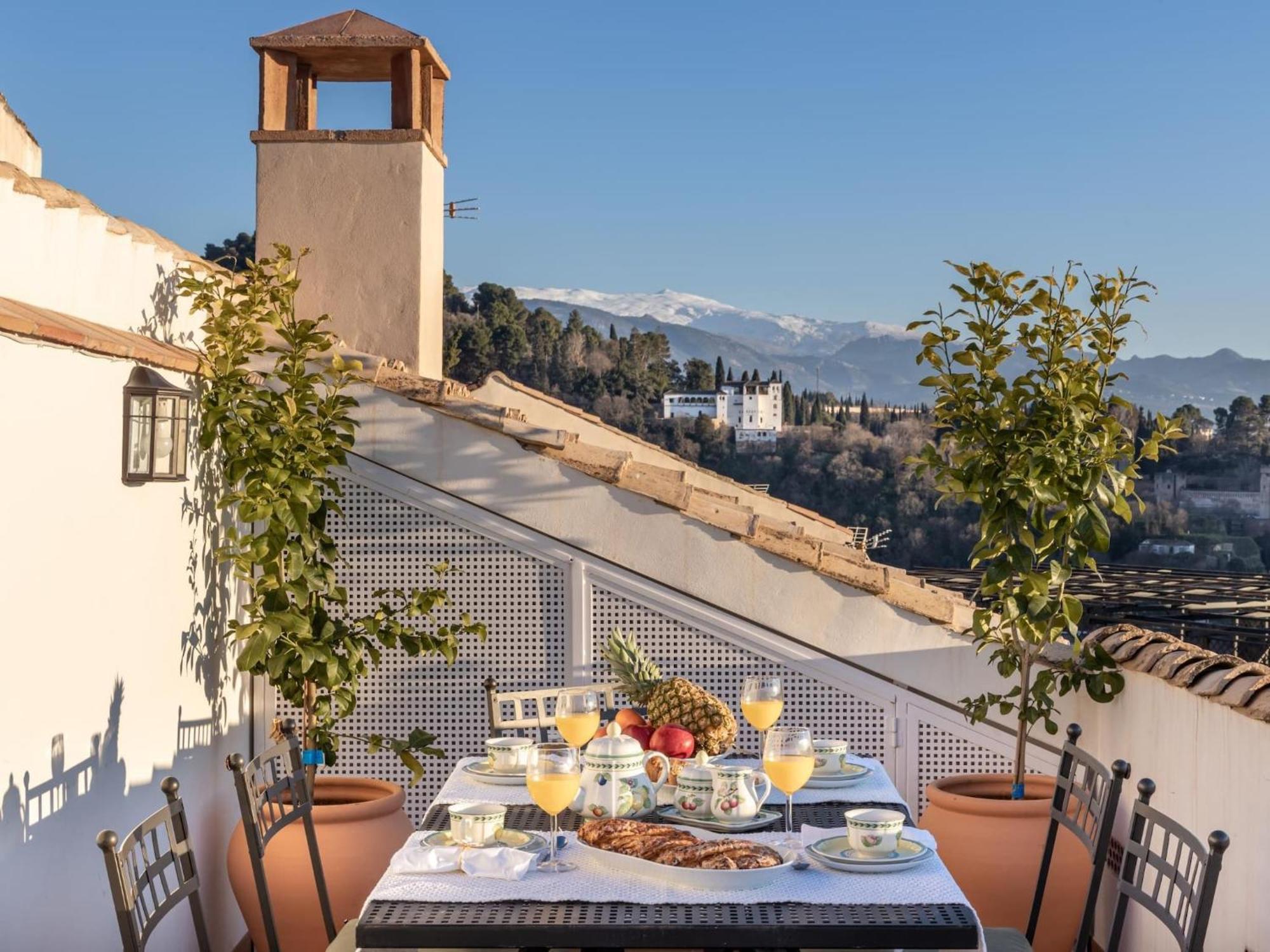 그라나다 Luxury Alhambra Penthouse Collection Sacromonte 빌라 외부 사진